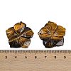 Natural Tiger Eye Carved Pendants G-B097-01A-07-3