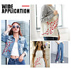 Plum Blossom Shape Appliques PATC-WH0007-11E-7