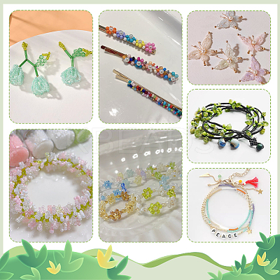 DIY Beads Jewelry Making Finding Kit SEED-PH0001-77B-1