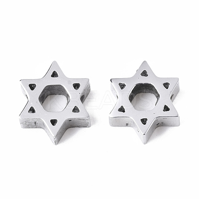 Tarnish Resistant 304 Stainless Steel Beads STAS-S079-190P-1