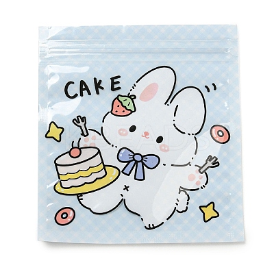 Square Plastic Packaging Resealable Bags OPP-K001-04B-1