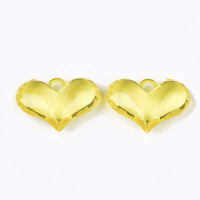 Transparent Acrylic Pendants X-TACR-S133-068-1