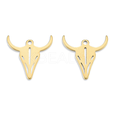 Ion Plating(IP) 201 Stainless Steel Charms STAS-N098-132LG-1