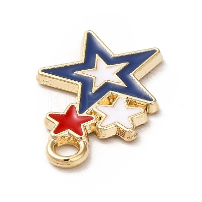 Alloy Enamel Pendants ENAM-M046-03G-1