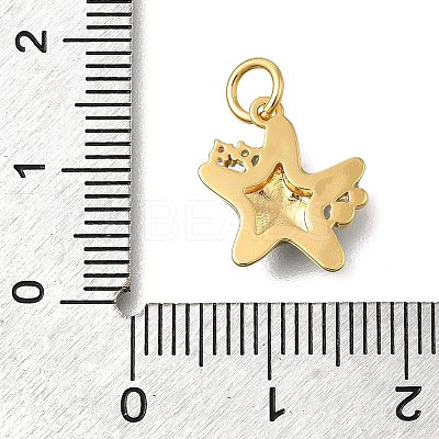 Brass Micro Pave Cubic Zirconia Pendants KK-U061-19B-G-1