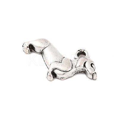Tibetan Style Alloy Puppy Pendants LS-TIBEP-20414-AS-NR-1
