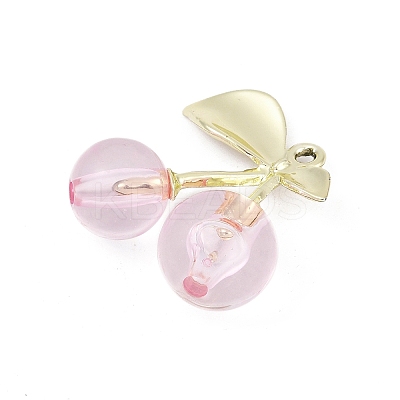 Alloy & Acrylic Pendants PALLOY-S053-01LG-B-1