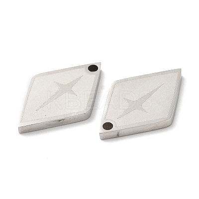 Non-Tarnish 201 Stainless Steel Pendants STAS-Q216-09P-1