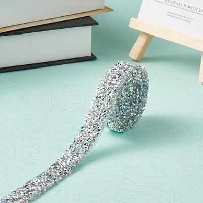 Glitter Resin Hotfix Rhinestone(Hot Melt Adhesive On The Back) OCOR-TAC0004-B-01-1