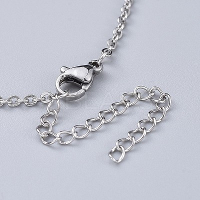 Natural Mixed Stone Perfume Bottle Pendant Necklaces NJEW-F266-02P-1