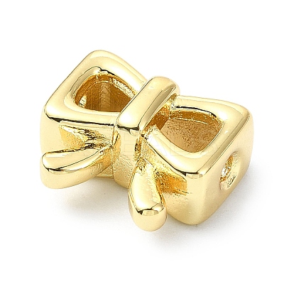 Rack Plating Brass Beads KK-M282-36G-1
