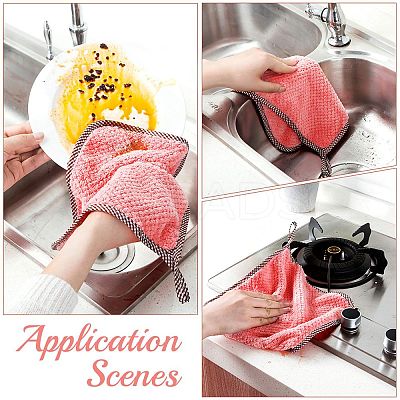 Superfine Fiber Hangable Cleaning Cloth AJEW-WH20033-059C-1