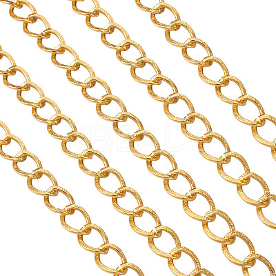 Aluminium Twisted Chains Curb Chains CHA-TA0001-05G-1