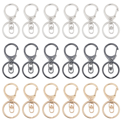 Alloy Keychain Clasp Findings KEYC-OC0001-002-1