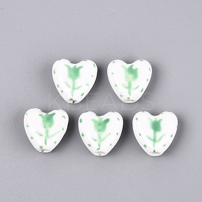Handmade Porcelain Beads PORC-Q005-10B-1