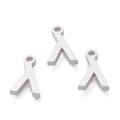 Tarnish Resistant 304 Stainless Steel Pendants STAS-A045-16P-1
