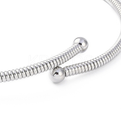 304 Stainless Steel Elasticity Necklaces NJEW-S433-01P-1