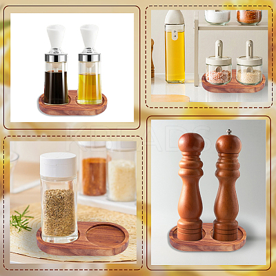 Wood Pepper Grinder Holder AJEW-WH20033-139-1