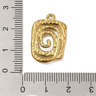 PVD Vacuum Plating 201 Stainless Steel Pendants STAS-C111-01A-G-1