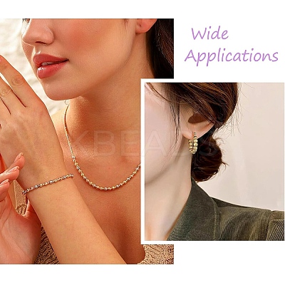 20Pcs Brass Spacer Beads KK-YW0003-18A-P-1