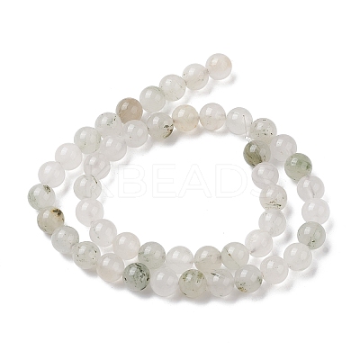 Natural Tianshan Cui Quartzite Beads Strands G-C102-B02-02-1
