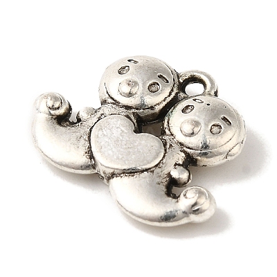 Tibetan Style Alloy Pendants TIBEP-L021-05AS-1