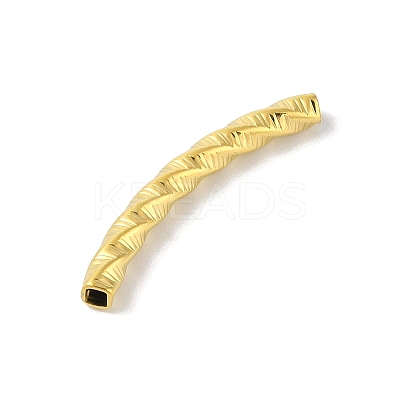304 Stainless Steel Curved Tube Beads LS-STAS-M071-03F-G-1