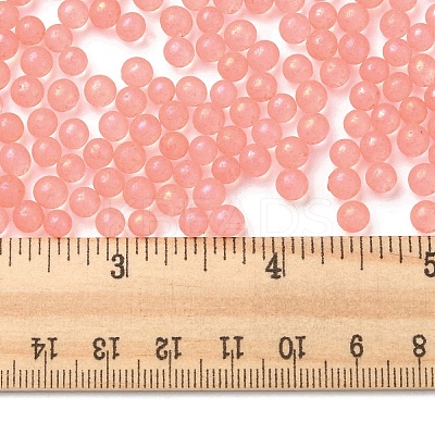 Luminous Glow in the Dark Transparent Glass Round Beads GLAA-F124-B04-1