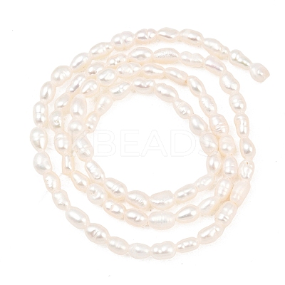 Natural Cultured Freshwater Pearl Beads Strands PEAR-D003-01D-03-1