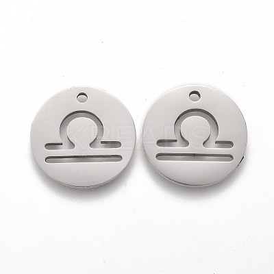 Tarnish Resistant 201 Stainless Steel Pendants STAS-Z001-B-09P-1