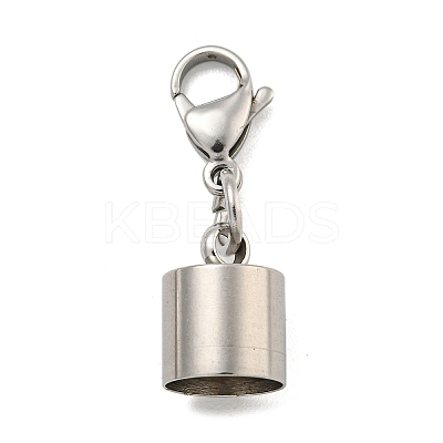 Tarnish Resistant 304 Stainless Steel Cord Ends STAS-K273-07F-P-1