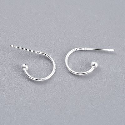 304 Stainless Steel Earring Hooks LS-X-STAS-K211-01S-1
