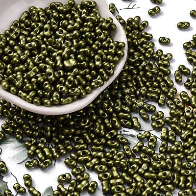 Baking Paint Glass Seed Beads SEED-L011-12A-02-1