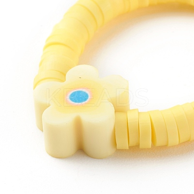 Handmade Polymer Clay Stretch Rings RJEW-JR00345-1