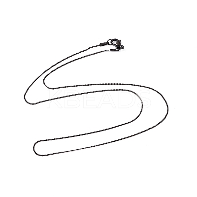 304 Stainless Steel Serpentine Chain Necklace for Men Women NJEW-G076-01C-EB-1