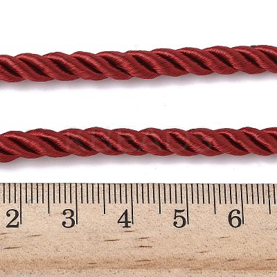 5MM Nylon Twisted Cord Necklace Making FIND-G096-01G-22-1