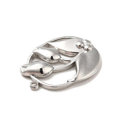Non-Tarnish 304 Stainless Steel Pendants STAS-E176-04P-1