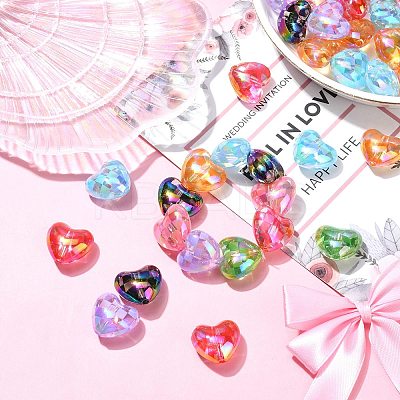 UV Plating Acrylic Beads OACR-CJC0009-07-1