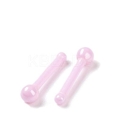 Hypoallergenic Bioceramics Zirconia Ceramic Round Ball Nose Bone Rings AJEW-Z014-03B-1