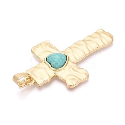 Alloy Pave Resin Big Pendants PALLOY-N179-72MG-1