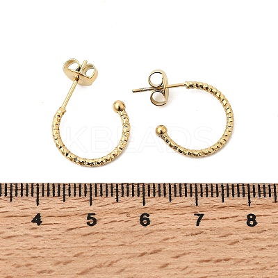 304 Stainless Steel Stud Earring Findings LS-STAS-C161-06G-1