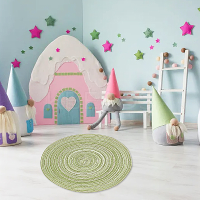8Pcs 8 Colors Polyester Dollhouse Rugs DJEW-OC0001-38-1