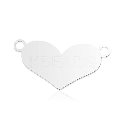 Non-Tarnish 201 Stainless Steel Connector Charms STAS-N090-LA874-1-1