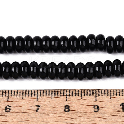 Baking Paint Glass Beads Strands GLAA-T025-6mm-08A-1