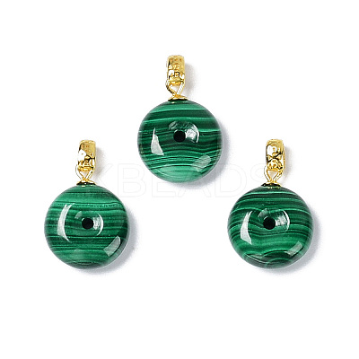 Natural Malachite Pendants G-C033-06G-1
