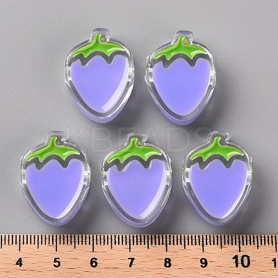 Transparent Enamel Acrylic Beads LS-TACR-S155-003J-1