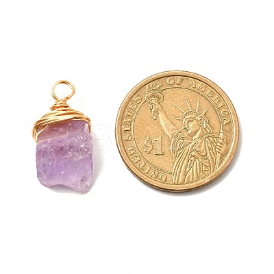 Natural Quartz Pendants PALLOY-JF00939-1