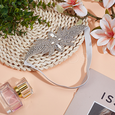 Flower Rhinestone Headbands PHAR-WH0020-05A-1