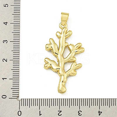 Rack Plating Brass Pave Cubic Zirconia Pendants X-KK-U029-11G-02-1