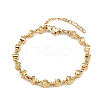 304 Stainless Steel Link Bracelets for Women BJEW-Z143-09G-1
